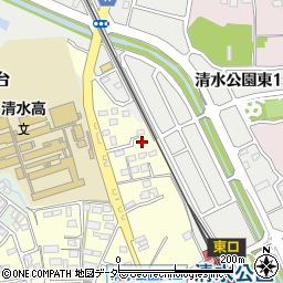 千葉県野田市清水466-1周辺の地図