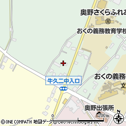 茨城県牛久市久野町1002周辺の地図