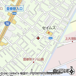 埼玉県春日部市増富362周辺の地図