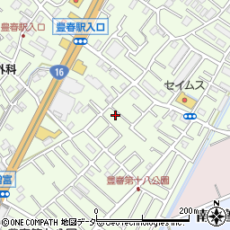 埼玉県春日部市増富367-4周辺の地図