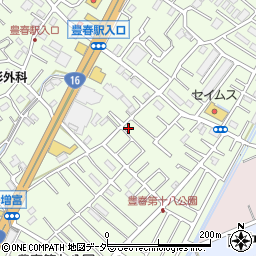 埼玉県春日部市増富368-4周辺の地図