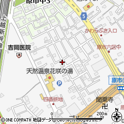 埼玉県上尾市原市565周辺の地図