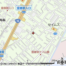 埼玉県春日部市増富367-3周辺の地図