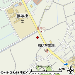埼玉県春日部市銚子口342周辺の地図