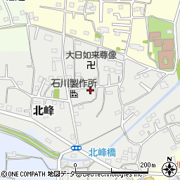 埼玉県坂戸市北峰159周辺の地図