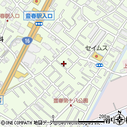 埼玉県春日部市増富366周辺の地図