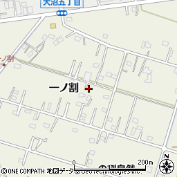 埼玉県春日部市一ノ割1307周辺の地図