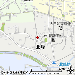 埼玉県坂戸市北峰143周辺の地図