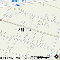 埼玉県春日部市一ノ割1309-2周辺の地図