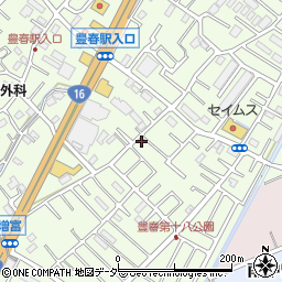 埼玉県春日部市増富367-1周辺の地図