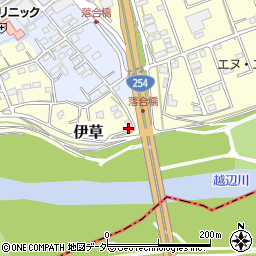 埼玉県比企郡川島町下伊草232周辺の地図