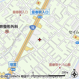 埼玉県春日部市増富245周辺の地図