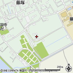 埼玉県春日部市藤塚130周辺の地図