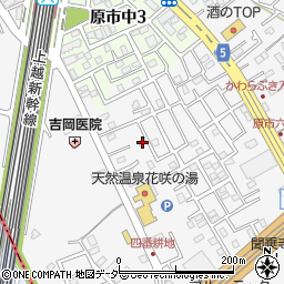 埼玉県上尾市原市559周辺の地図