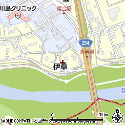 埼玉県比企郡川島町下伊草209-10周辺の地図