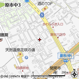 埼玉県上尾市原市631周辺の地図