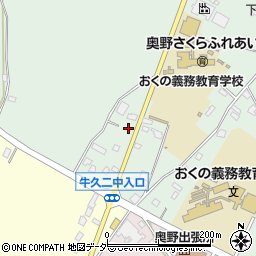 茨城県牛久市久野町993周辺の地図