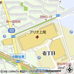 カルディコーヒーファーム　アリオ上尾店周辺の地図
