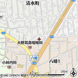 埼玉県坂戸市清水町45周辺の地図