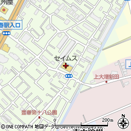 埼玉県春日部市増富461周辺の地図