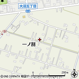 埼玉県春日部市一ノ割1333周辺の地図
