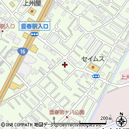 埼玉県春日部市増富354周辺の地図