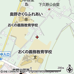 茨城県牛久市久野町664周辺の地図