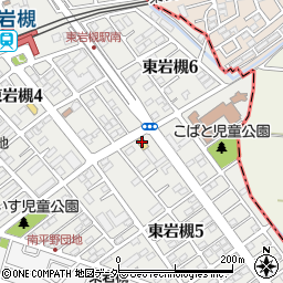 ローソンストア１００東岩槻五丁目店周辺の地図