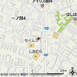 埼玉県春日部市一ノ割4丁目8-1周辺の地図