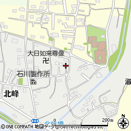 埼玉県坂戸市北峰133周辺の地図