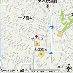 埼玉県春日部市一ノ割4丁目8-32周辺の地図