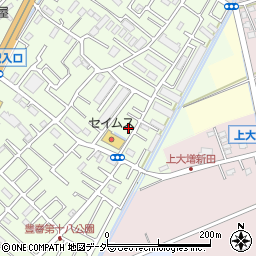 埼玉県春日部市増富460周辺の地図