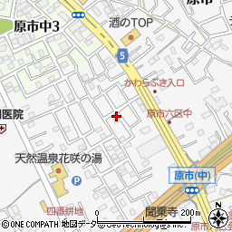 埼玉県上尾市原市630-3周辺の地図