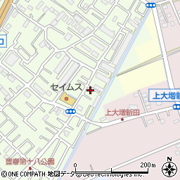 埼玉県春日部市増富410周辺の地図