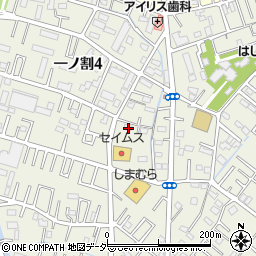 埼玉県春日部市一ノ割4丁目8-28周辺の地図