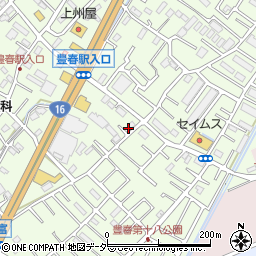 埼玉県春日部市増富352周辺の地図