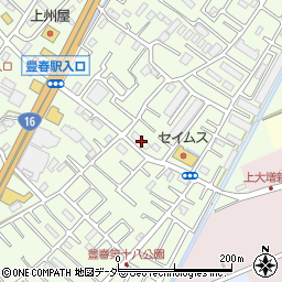 埼玉県春日部市増富465周辺の地図