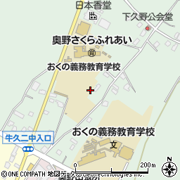 茨城県牛久市久野町706周辺の地図