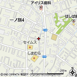 埼玉県春日部市一ノ割4丁目6-6周辺の地図