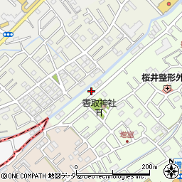 埼玉県春日部市増富5周辺の地図