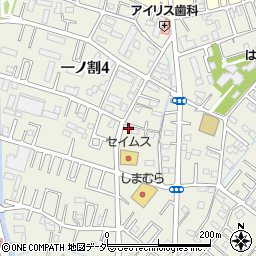 埼玉県春日部市一ノ割4丁目8-33周辺の地図