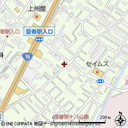 埼玉県春日部市増富353周辺の地図