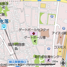 鯖江市役所　体育施設ゲートボールセンター周辺の地図