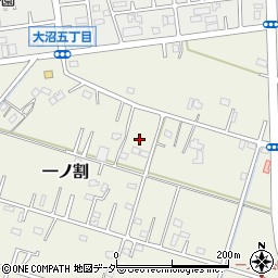埼玉県春日部市一ノ割1292周辺の地図