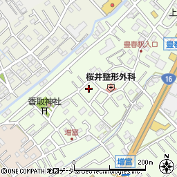 埼玉県春日部市増富90周辺の地図