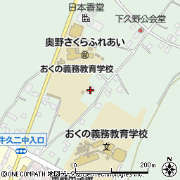 茨城県牛久市久野町720周辺の地図