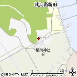 茨城県つくばみらい市戸茂676周辺の地図