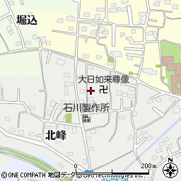 埼玉県坂戸市北峰129周辺の地図
