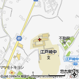稲敷市立江戸崎中学校周辺の地図