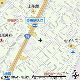 埼玉県春日部市増富340周辺の地図